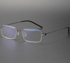 Retro Titanium Square Glasses Frame TIM