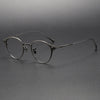 Titanium Vintage Oval Eyeglasses Frames respect-dome