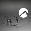 Retro Titanium Square Glasses Frame KJ-40A