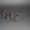 Titanium Geometric Glasses Frame 80873