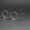 Titanium Geometric Glasses Frame 80925