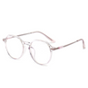 WOMEN'S COMFORTABLE TRANSPARENT ROUND FRAME ANTI-BLUE LIGHT READING GLASSES