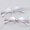 WOMEN'S FASHION FRAMELESS ULTRA-LIGHT CUT-EDGE ANTI-BLUE LIGHT READING GLASSES