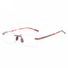 FASHION HD FRAMELESS SQUARE ANTI-BLUE LIGHT READING GLASSES