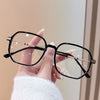 FASHIONABLE GLITTER LARGE FRAME ANTI-BLUE LIGHT READING GLASSES