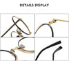 Titanium Vintage Round Eyeglasses Frames 1013H