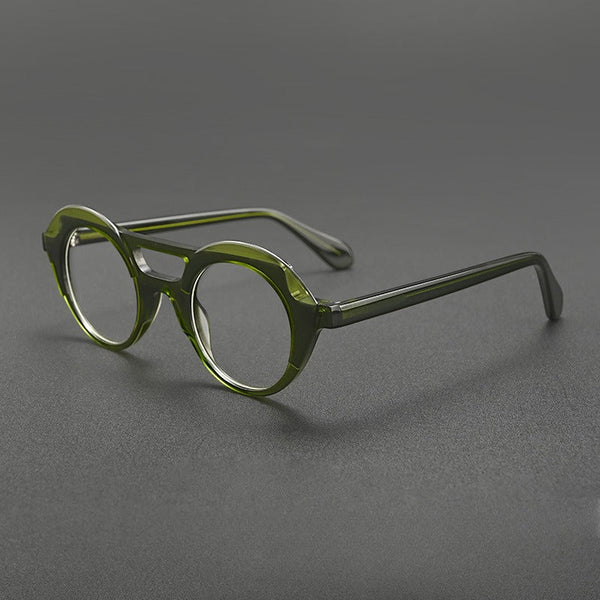 Faye Vintage Round Acetate Glasses Frame