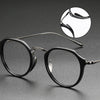 Titanium Vintage Geometric Eyeglasses Frames KMN1113