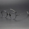 Titanium Vintage Oval Eyeglasses Frames EP