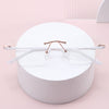 FRAMELESS GRADIENT DOUBLE-LAYER ULTRA-LIGHT ANTI-BLUE LIGHT READING GLASSES