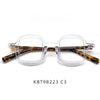 Frame retro glasses plate glasses 98223