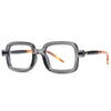 Des Vintage Black Square Glasses Frame