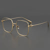 Retro Titanium Square Glasses Frame 121219