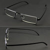 BLUE LIGHT READING GLASSES METAL SQUARE GLASSES