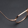 Titanium Geometric glasses FrameKMN-9916