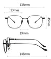 Retro Titanium Square Glasses Frame ST ST121215