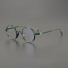 Titanium Vintage Round Eyeglasses Frames BY 9500+