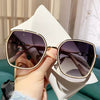 WOMEN'S FASHION LARGE FRAME GLITTER ANTI-BLUE LIGHT GLASSES