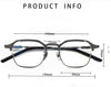 Titanium Geometric Glasses Frame ZY 04T