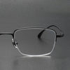 Retro Titanium Square Glasses Frame MIES