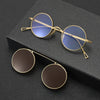 Monroe Titanium Round Clip-ons Sunglasses
