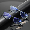 MEN'S SIMPLE SQUARE FRAME ANTI-BLUE LIGHT READING GLASSES