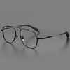 Titanium Aviator Square Glasses Frames ST LSA105