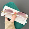 WOMEN'S FASHION GRADIENT FRAMELESS ANTI-BLUE LIGHT READING GLASSES