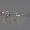 Titanium Vintage Round Eyeglasses Frames ST3125