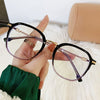 LADIES FASHIONABLE GRADIENT LARGE FRAME ANTI-BLUE LIGHT READING GLASSES