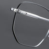 Titanium Geometric Glasses Frame ST122217