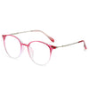 WOMEN'S FASHION ROUND LARGE FRAME ANTI-BLUE LIGHT READING GLASSES