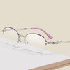 WOMEN'S HD HALF-FRAME FOLDING ANTI-BLUE LIGHT READING GLASSES