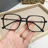 WOMEN'S FASHIONABLE SLIM FLASH LARGE FRAME ANTI-BLUE LIGHT READING GLASSES