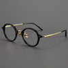 Titanium Vintage Round Eyeglasses FramesBT55003