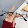 WOMEN'S FASHIONABLE METAL FRAME HD ANTI-BLUE LIGHT READING GLASSES