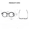 Titanium Vintage Round Eyeglasses Frames MM0034