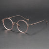 Titanium Vintage Round Eyeglasses Frames 80924