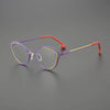 Jeanie Cat Eyes Titanium Glasses Frame