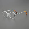 Jeanie Cat Eyes Titanium Glasses Frame