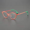 Jeanie Cat Eyes Titanium Glasses Frame