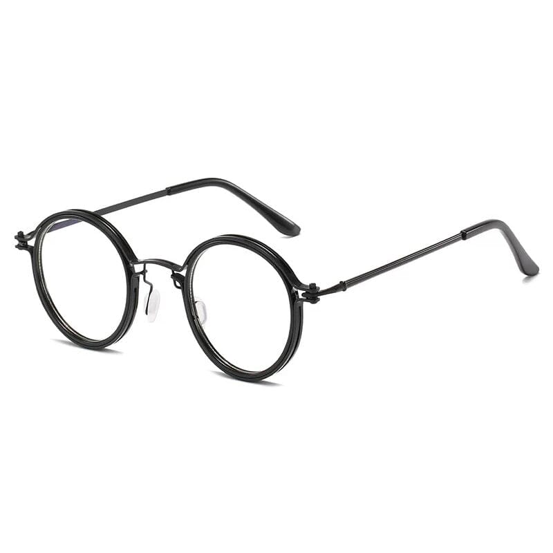 Kay Retro Round Optical Metal Glasses Frame – Charmoo