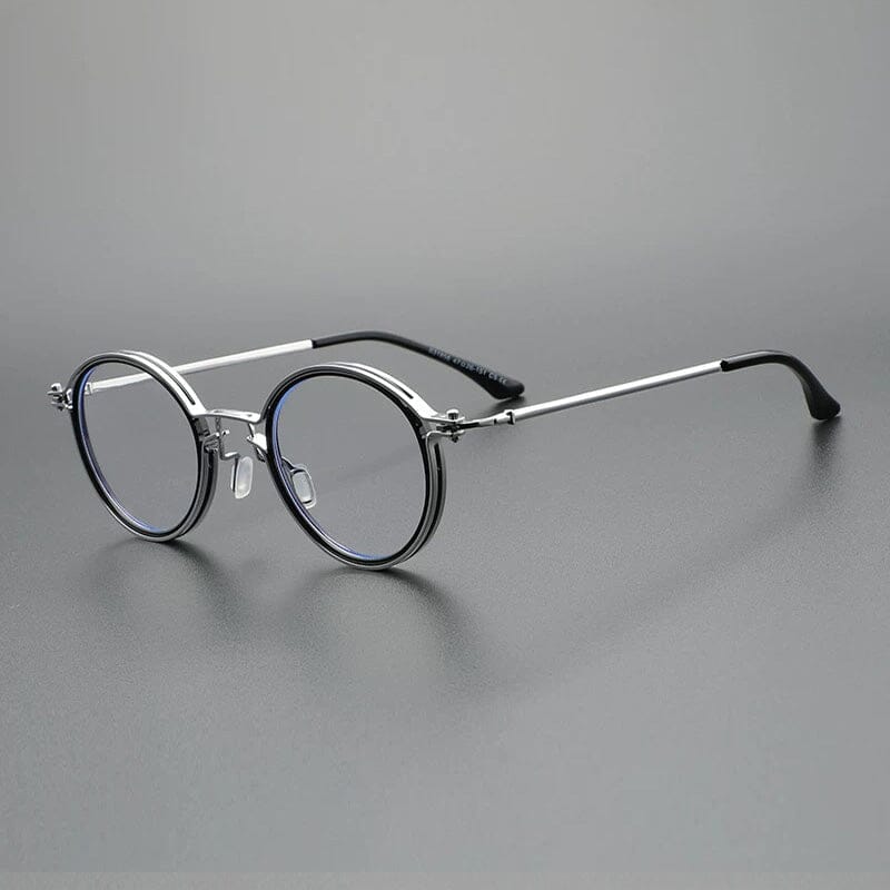 Kay Retro Round Optical Metal Glasses Frame – Charmoo