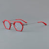 Nurhan Retro Acetate Titanium Glasses Frame