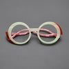 Pax Retro Round Acetate Glasses Frame