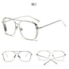 Peyton Metal Square Glasses Frame