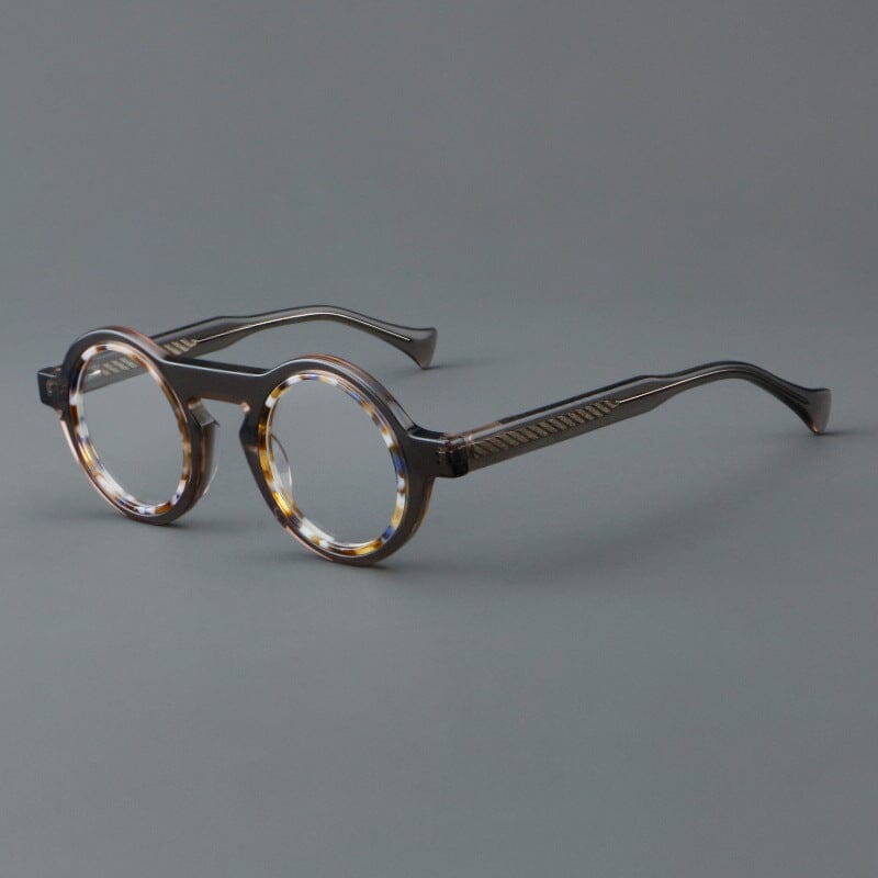 Pluto Acetate Round Retro Glasses Frame – Charmoo