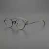 Secg Retro Round Titanium Glasses Frame