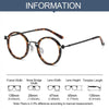 Kay Retro Round Optical Metal Glasses Frame