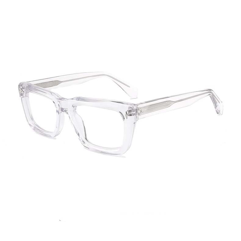 Sutton Retro Rectangle Acetate Glasses Frame Charmoo sutton-retro-rectangle-acetate-glasses-frame-charmoo